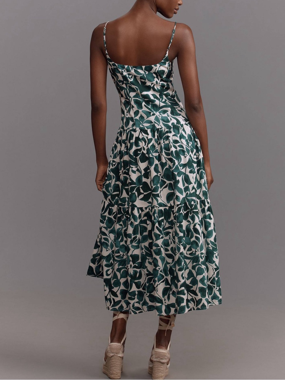 NEW Anthropologie Moon River Sleeveless Midi Dress Floral Sundress NWT - Picture 10 of 12